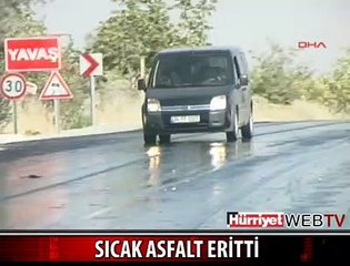 SICAKTAN ASFALT ERİDİ