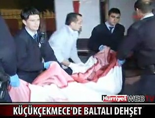 EV ARKADAŞININ KAFASINI BALTAYLA KESTİ