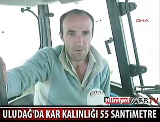 ULUDAĞ BEYAZA BÜRÜNDÜ