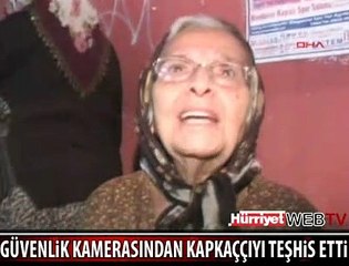 YAŞLI NİNEYE KAPKAÇ ŞOKU