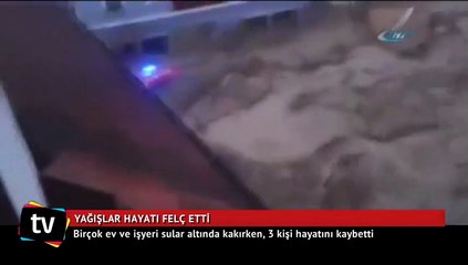 Yağışlar hayatı felç etti!