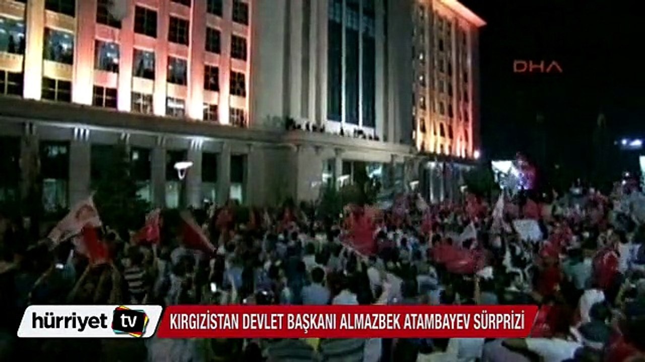 Kırgızistan Devlet Başkanı Almazbek Atambayev sürprizi
