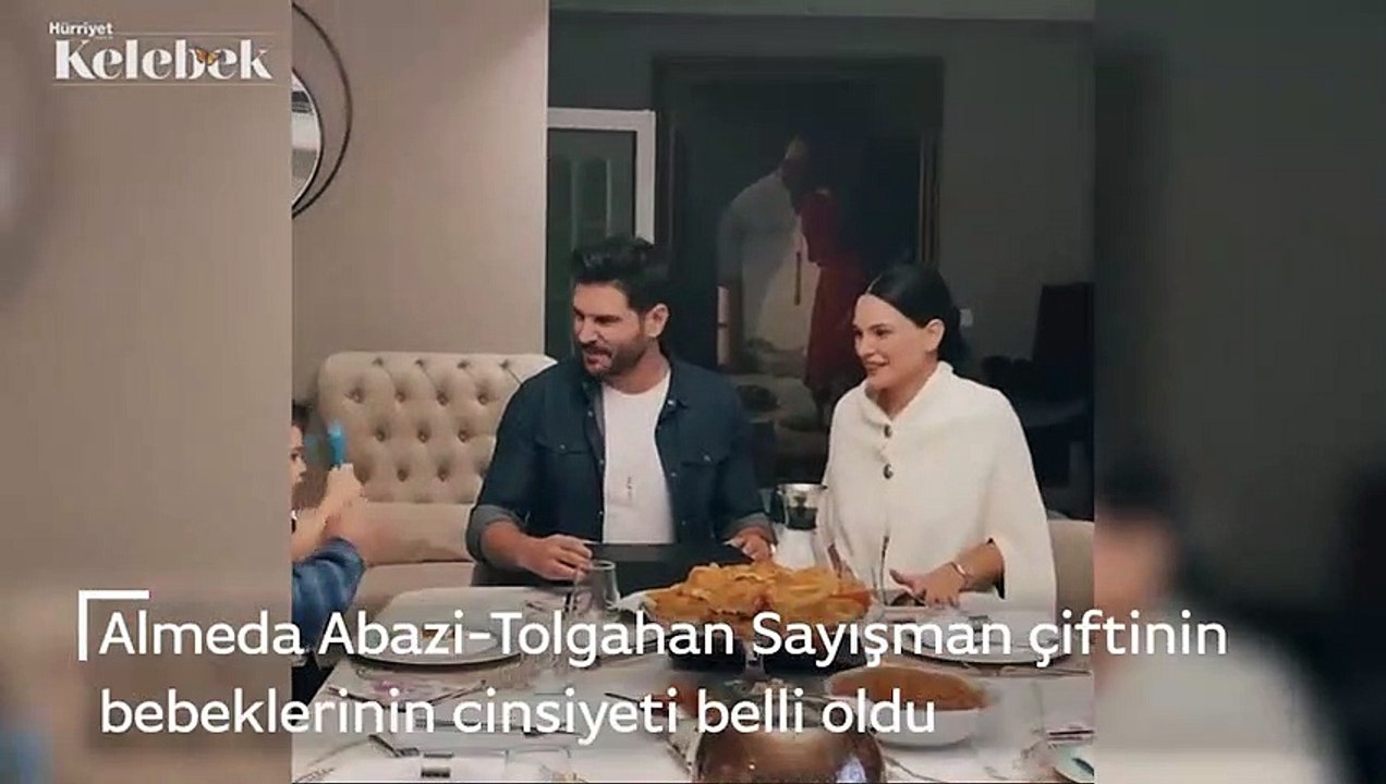 Almeda Abazi-Tolgahan Sayışman çiftinin bebek...