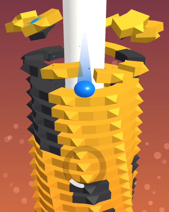 Stack ball new amazing ios android gameplay | Rik Gaming