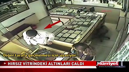 KADIN TEZGAHTAR ARKASINI DÖNÜNCE HAREKETE GEÇTİ