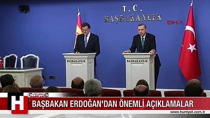 BAŞBAKAN ERDOĞAN'A İSPANYA BAŞBAKANIN YANINDA BU SORUYU SORDU