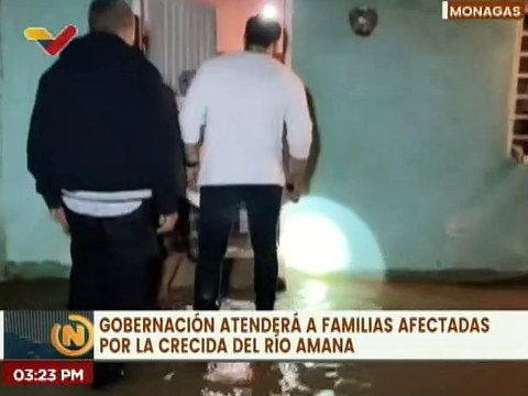Monagas | Gobierno regional atienden a familias afectadas por crecida del río Amana