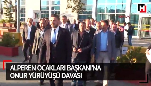 Alperen Ocakları başkanı'na onur yürüyüşü davası