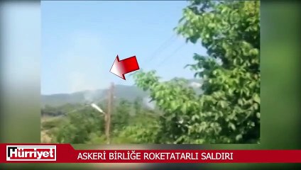 Amanoslarda askeri birliğe roketatarlı saldırı
