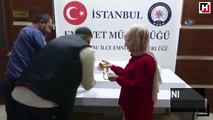 Parkta kaybolan yarım kilogram altını polis buldu