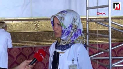 Dolmabahçe Sarayı'ndaki en büyük altın varak çerçeveli tablo restorasyonda