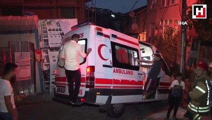 Hasta almaya çalışan ambulans askıda kaldı