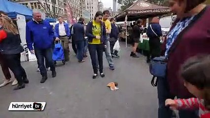 Pizza faresi Manhattan’nın altını üstüne getirdi