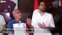 Trabzonspor'a giden Muhammet Taha'dan Altınordu'ya veda