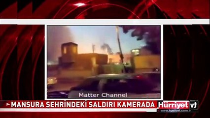 MISIR'IN MANSURA ŞEHRİNDEKİ SALDIRI AMATÖR KAMERADA