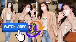 Spotted video | sana twice at the incheon airport arrival from japan
