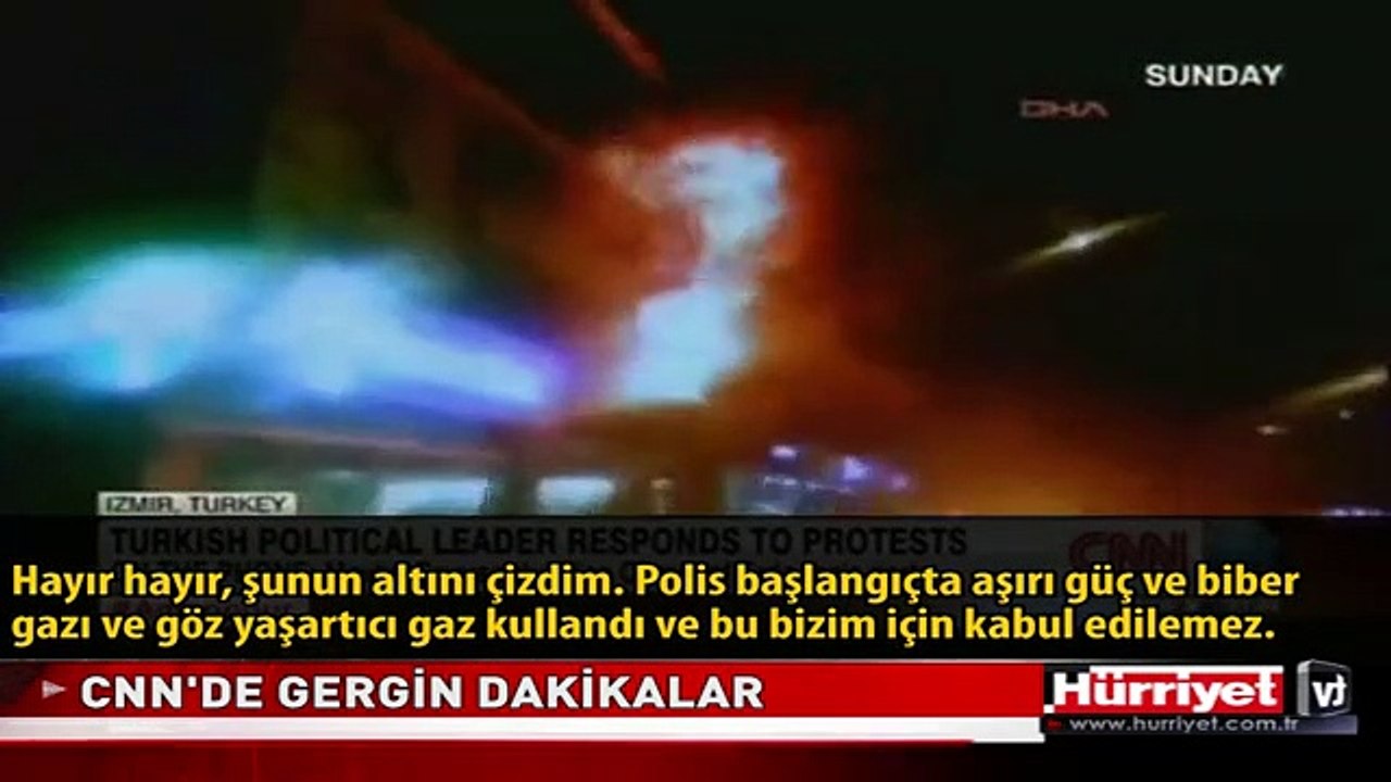 MEVLÜT ÇAVUŞOĞLU, CNN’DE AMANPOUR'A KONUK OLDU! TAKSİM GEZİ PARKI OLAYLARI