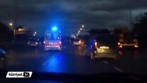 Polisin durdurduğu ambulans 'minibüs' çıktı