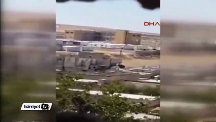 IŞİD militanları ile YPG güçleri arasındaki çatışma amatör kamerada