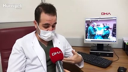 Ağrı şikayeti ile gittiği hastanede, karnından 9 kilo 800 gram kitle çıkarıldı