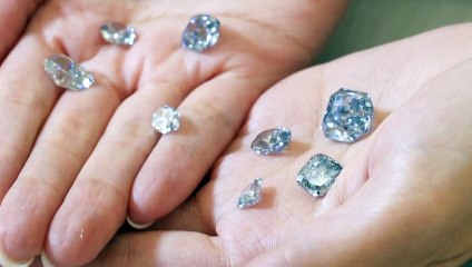 Sotheby's unveils blue diamonds valued at over $70 mn