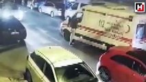 Bakırköy'de ambulans şoförüne darp 