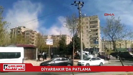 Diyarbakır'da patlama! Ambulanslar gidiyor
