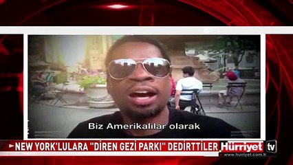 'GEZİ PARKI' PROTESTOSUNA ABD'LİLERDEN DESTEK