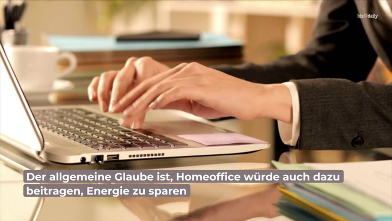 Homeoffice: spart es wirklich energie?