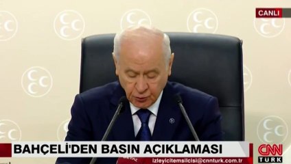 Bahçeli’den flaş açıklamalar