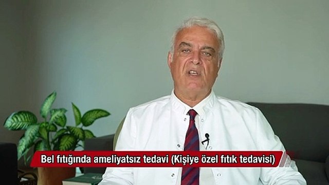 Bel fıtığında ameliyatsız tedavi mümkün mü?