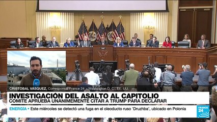 Informe desde Washington: comité aprueba citar a Trump para declarar por asalto al Capitolio
