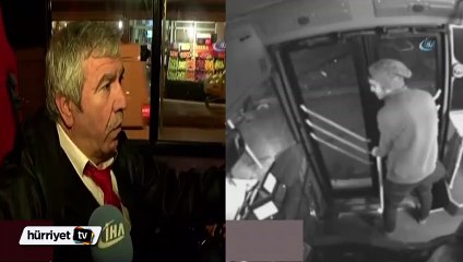 Halk otobüsü şoförüne dayak