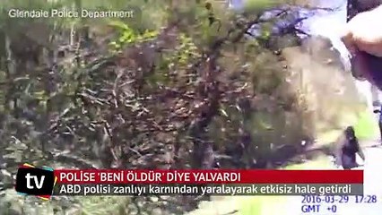 Amerikan polisi ‘beni öldür’ diye yalvaran zanlıyı vurdu