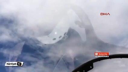 Rus ve Amerikan savaş uçaklarının it dalaşı görüntüleri yayınlandı