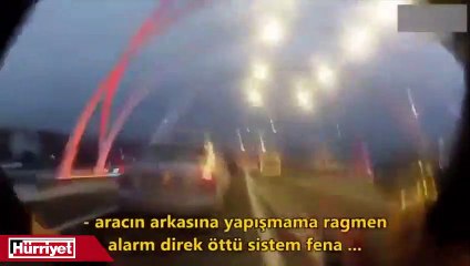 Avrasya Tüneli'nden bisikletle geçti