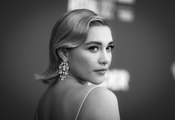Florence Pugh Paired Her Sheer Gown with High Waisted Underwear and a Bandeau Bra
