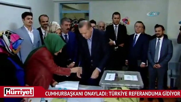 Cumhurbaşkanı onayladı: Türkiye referanduma gidiyor