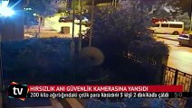 Edirne'de hırsızlık anı güvenlik kamerasına yansıdı
