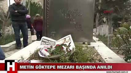 METİN GÖKTEPE MEZARI BAŞINDA ANILDI