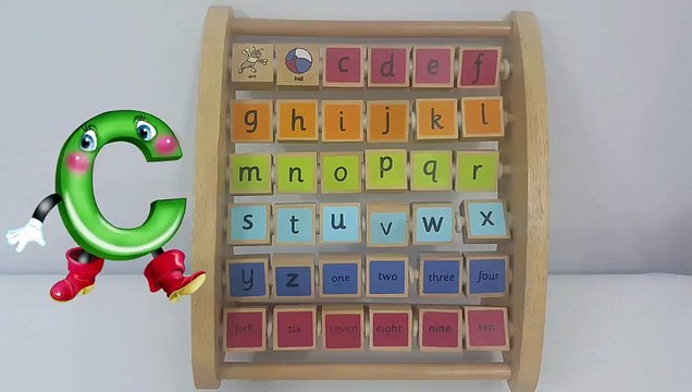 Animasyon karakterleriyle ingilizce alfabe öğrenme metodu