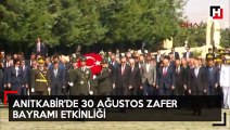 Cumhurbaşkanı ve  devlet erkanı Anıtkabir'de anma etkinliğine katıldı