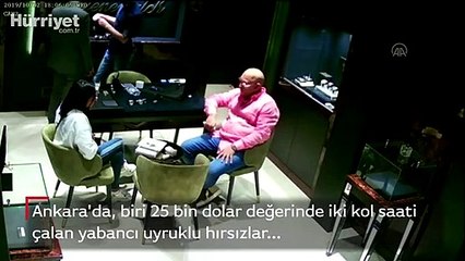Lüks saat hırsızını dökülen saçı ele verdi