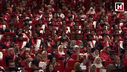 Cumhurbaşkanı Erdoğan, 8. Uluslararası Öğrenciler Mezuniyet Töreni'ne katıldı