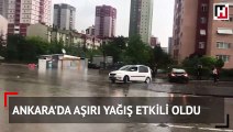 Ankara'da yağış etkili oldu