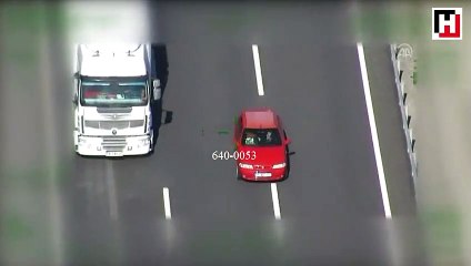 Sürücüler dikkat! Havadan denetimle ceza alabilirsiniz