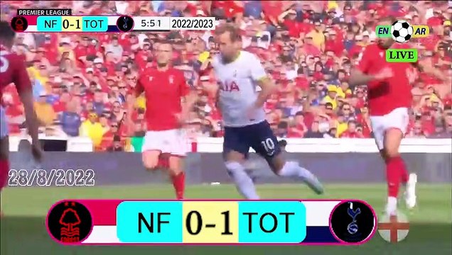 Tottenham 2-0 Nottingham / نوتينغهام 0-2توتنهام - English Premier League 2022 / 2023 الدوري الإنجليزي الممتاز