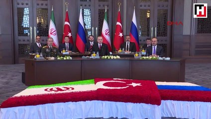 Beştepe'de Türkiye-Rusya-İran zirvesi…