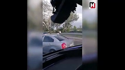 Ankara'da trafik kazası sonrası bir garip kavga!