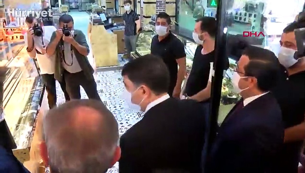 Ankara Valisi Vasip Şahin korona denetimlerine katıldı